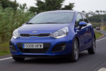 KIA Rio Gama Rio Gama Rio Turismo Deep Blue Exterior Frontal-Lateral 5 puertas