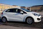 KIA Rio Gama Rio Gama Rio Turismo White Exterior Frontal-Lateral 5 puertas