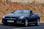 Mercedes-Benz Clase SLK 250 BlueEFFICIENCY Aut. 204 CV Gama SLK Descapotable Negro Obsidiana Metalizado Exterior Frontal-Lateral 2 puertas