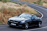 Mercedes-Benz Clase SLK 250 BlueEFFICIENCY Aut. 204 CV Gama SLK Descapotable Negro Obsidiana Metalizado Exterior Frontal-Lateral 2 puertas