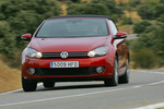Volkswagen Golf  Cabrio 1.6 TDI CR BMT 105 CV Advance Descapotable Rojo atardecer metalizado Exterior Frontal 2 puertas