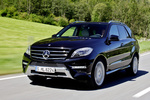 Mercedes-Benz Clase M ML 350 BlueTEC 4MATIC 258 CV Gama Clase M Todo terreno Negro Obsidiana Metalizado Exterior Frontal-Lateral 5 puertas