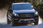 Mercedes-Benz Clase M ML 350 BlueTEC 4MATIC 258 CV Gama Clase M Todo terreno Negro Obsidiana Metalizado Exterior Frontal 5 puertas