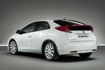 Honda Civic Gama Civic Gama Civic Turismo Blanco Orchid Perlado Exterior Lateral-Frontal-Cenital 5 puertas