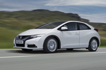 Honda Civic Gama Civic Gama Civic Turismo Blanco Orchid Perlado Exterior Frontal-Lateral 5 puertas
