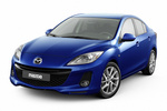 Mazda Mazda3 Gama Mazda3 Gama Mazda3 Turismo Indigo Blue Mica Exterior Frontal-Lateral 4 puertas