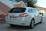 Peugeot 508 SW 1.6 THP 156 Allure Turismo familiar Blanco Nacarado Exterior Posterior-Lateral 5 puertas