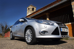 Ford Focus Sportbreak 1.6 TDCi 116 CV Titanium Turismo familiar Plata Perla Exterior Frontal 5 puertas