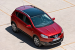 Nissan Qashqai 1.6 dCi 130 CV DPF 4x2 Tekna Premium Todo terreno Rojo Fusi&oacute;n Met&aacute;lico Exterior Cenital-Lateral-Frontal 5 puertas
