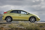 Honda Civic Gama Civic Gama Civic Turismo Verde Lima Metalizado Exterior Lateral 5 puertas