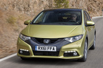 Honda Civic Gama Civic Gama Civic Turismo Verde Lima Metalizado Exterior Frontal 5 puertas