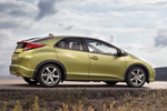 Honda Civic Gama Civic Gama Civic Turismo Verde Lima Metalizado Exterior Lateral 5 puertas