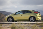 Honda Civic Gama Civic Gama Civic Turismo Verde Lima Metalizado Exterior Lateral 5 puertas