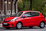 Toyota Yaris 70 Active Turismo Rojo Classic Exterior Frontal-Lateral 5 puertas