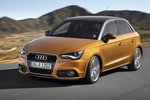 Audi A1 Gama A1 Sportback S line Turismo Naranja Samoa Exterior Frontal-Lateral 5 puertas