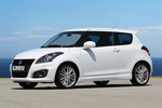 Suzuki Swift Sport Sport Turismo Blanco Perlado Exterior Frontal-Lateral 3 puertas