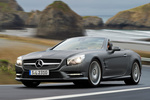 Mercedes-Benz Clase SL SL 500 435 CV Gama SL Descapotable Negro magnetita metalizado Exterior Frontal-Lateral 2 puertas