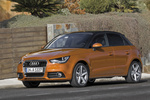 Audi A1 Gama A1 Sportback S line Turismo Naranja Samoa Exterior Frontal-Lateral 5 puertas