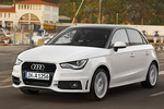 Audi A1 Gama A1 Sportback S line Turismo Blanco Amalfi Exterior Frontal-Lateral 5 puertas