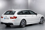 BMW Serie 5 M550d xDrive Touring (381 CV) M550d xDrive Touring Turismo familiar Alpinweiss Exterior Posterior-Lateral 5 puertas