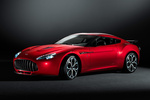 Aston Martin V12 Zagato V12 Zagato 517 CV V12 Zagato Coup&eacute; Diavolo Red Exterior Frontal-Lateral 2 puertas