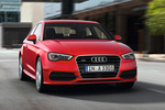 Audi A3 Gama A3 S line Turismo Rojo Shiraz Exterior Frontal-Lateral 3 puertas