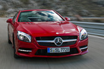 Mercedes-Benz Clase SL SL 500 435 CV Gama SL Descapotable Rojo &Oacute;palo Exterior Frontal 2 puertas