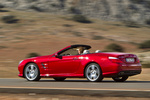Mercedes-Benz Clase SL SL 500 435 CV Gama SL Descapotable Rojo &Oacute;palo Exterior Lateral 2 puertas