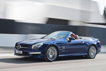 Mercedes-Benz Clase SL SL 65 AMG SL 65 AMG Descapotable Azul Cavansita Metalizado Exterior Lateral 2 puertas