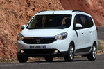 Dacia Lodgy Gama Lodgy Laureate Monovolumen Blanco Glaciar Exterior Frontal-Lateral 5 puertas