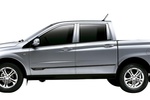 SsangYong Actyon Sports 200 Xdi Aut. 155 CV Premium Pick up Fine Silver Exterior Lateral 4 puertas