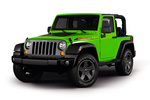Jeep Wrangler Mountain Mountain Todo terreno Verde Lima Exterior Frontal-Lateral 3 puertas