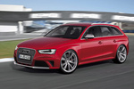 Audi A4 RS 4 Avant RS 4 Avant Turismo familiar Rojo Misano Efecto Perla Exterior Frontal-Lateral 5 puertas