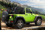 Jeep Wrangler Mountain Mountain Todo terreno Verde Lima Exterior Posterior-Lateral 3 puertas