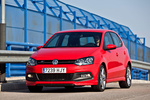 Volkswagen Polo 1.6 TDI 90 CV R-Line Turismo Rojo Flash Exterior Frontal-Lateral 5 puertas