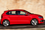 Volkswagen Polo 1.6 TDI 90 CV R-Line Turismo Rojo Flash Exterior Lateral 5 puertas
