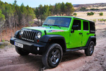 Jeep Wrangler 2.8 CRD 200 CV Mountain Todo terreno Verde Lima Exterior Frontal-Lateral 5 puertas