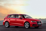 Audi A3 Gama A3 Sportback S line Turismo Rojo Misano Efecto Perla Exterior Frontal-Lateral 5 puertas