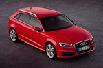 Audi A3 Gama A3 Sportback S line Turismo Rojo Misano Efecto Perla Exterior Cenital-Lateral-Frontal 5 puertas