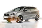 KIA Carens 1.7 CRDi 136 CV Gama Carens Monovolumen Brilliantsilber Metallic Exterior Frontal-Lateral 5 puertas