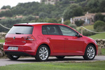 Volkswagen Golf 2.0 TDI CR 150 CV Gama Golf Turismo Rojo Tornado Exterior Posterior-Lateral 5 puertas