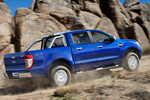 Ford Ranger Gama Ranger Double Cab Gama Ranger Double Cab Pick up Azul Oc&eacute;ano Exterior Lateral 4 puertas