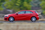 Mercedes-Benz Clase A A 180 CDI BlueEFFICIENCY L&iacute;nea AMG Sport Turismo Rojo Jupiter Exterior Lateral 5 puertas