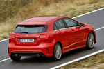 Mercedes-Benz Clase A A 180 CDI BlueEFFICIENCY L&iacute;nea AMG Sport Turismo Rojo Jupiter Exterior Posterior-Lateral 5 puertas