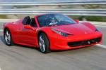 Ferrari 458 458 Spider Gama 458 Spider Descapotable Rojo Scuderia Exterior Frontal-Lateral 2 puertas