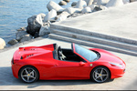 Ferrari 458 458 Spider Gama 458 Spider Descapotable Rojo Scuderia Exterior Cenital-Lateral 2 puertas
