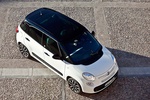 Fiat 500L 1.3 Multijet II 85 CV Gama 500L Monovolumen Blanco Gelato Exterior Cenital-Lateral-Frontal 5 puertas