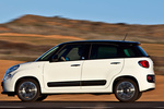 Fiat 500L 1.3 Multijet II 85 CV Gama 500L Monovolumen Blanco Gelato Exterior Lateral 5 puertas
