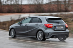 Mercedes-Benz Clase A A 200 CDI BlueEFFICIENCY 136 CV L&iacute;nea AMG Sport Turismo Gris monta&ntilde;a metalizado Exterior Lateral-Posterior 5 puertas