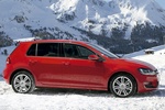 Volkswagen Golf 2.0 TDI CR 150 CV 4MOTION Sport Turismo Rojo Tornado Exterior Lateral 5 puertas